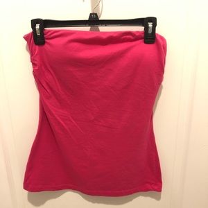 Pink Strapless Shirt